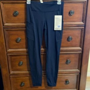 Speed up reflective navy tights 28in size 6